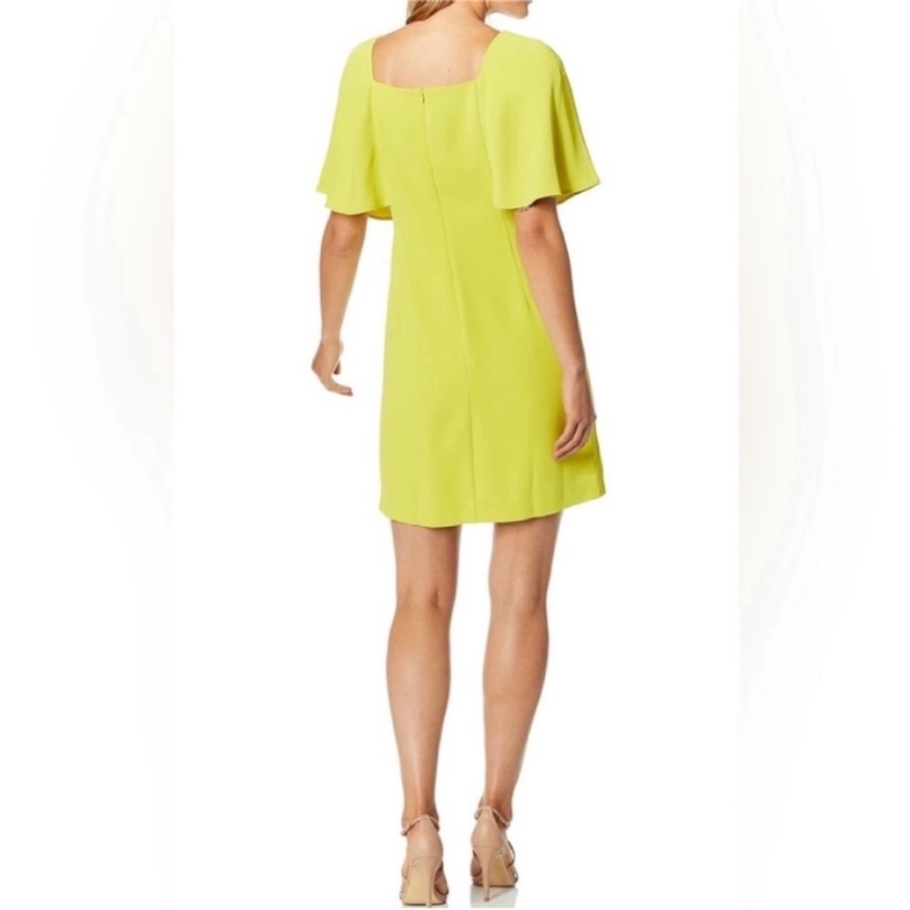 Trina Turk Summer Dress Scenic Pleated Short Sleeve Shift Dress size 4 - Picture 2 of 13